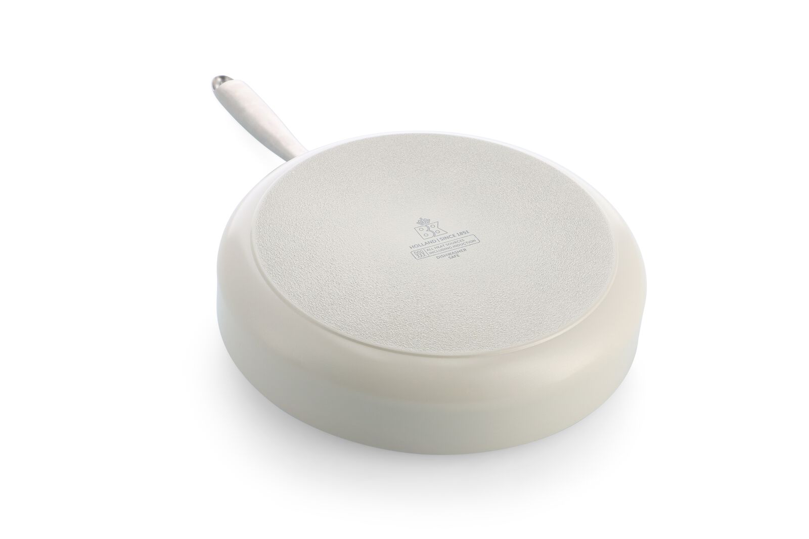 sauteuse BK avec couvercle &Oslash;28 cm c&eacute;ramique sans PFAS beige sauteuse 28 cm BK - 80190227 - HEMA