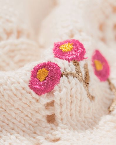 pull enfant ajour&eacute; floral  &eacute;cru - 30838600ECRU - HEMA