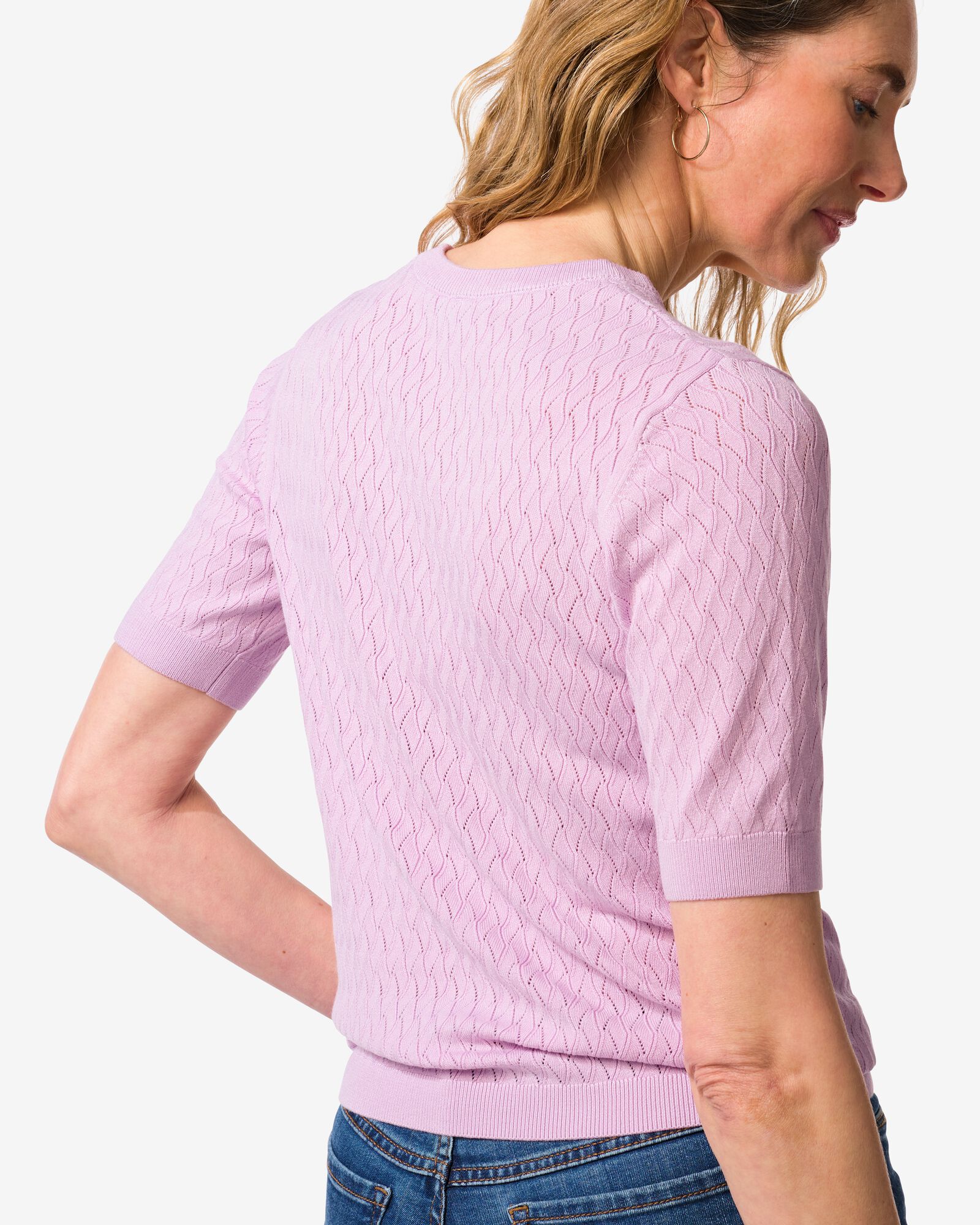 pull femme Fally maille fine lilas - 36207880LILAC - HEMA