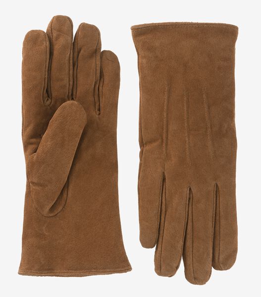gants femme daim marron marron M - 16460157 - HEMA