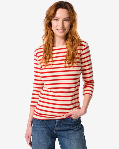 Damenshirt Cara rot - 36370290RED - HEMA