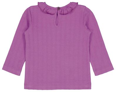 Baby-Shirt, Rüschen rosa - 1000025479 - HEMA
