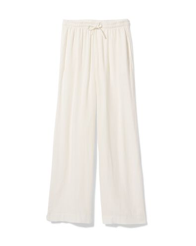 pantalon femme Tatum coupe droite blanc blanc - 36208680WHITE - HEMA