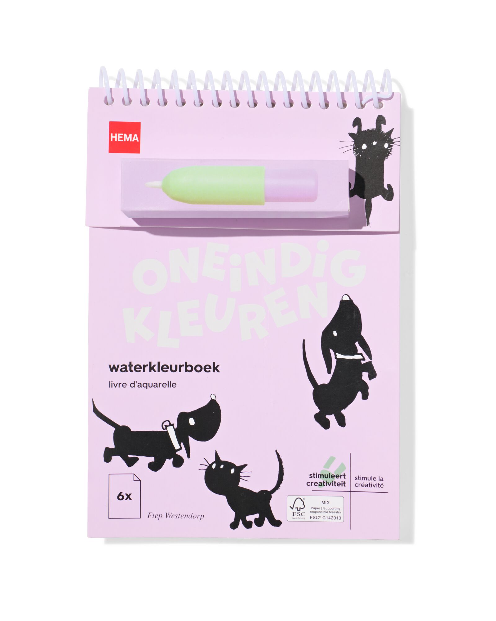 Takkie und Siepie Wassermalbuch - 15900485 - HEMA