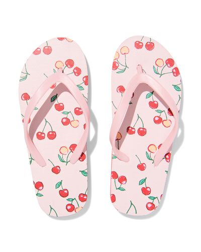 tongs enfant cerises rose rose - 18400430PINK - HEMA