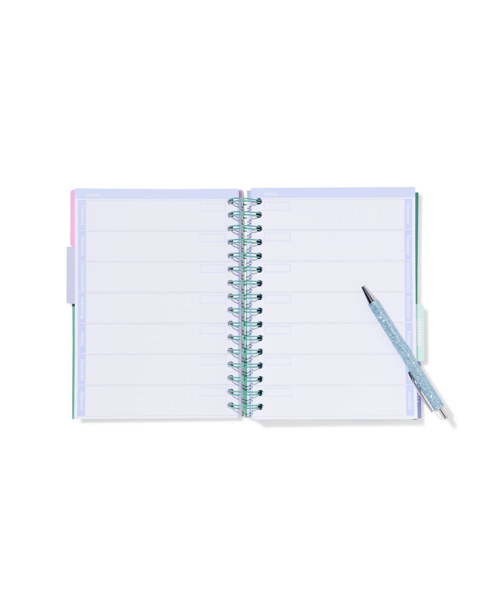 planner 4-in-1 met spiraal A5 - 14170186 - HEMA