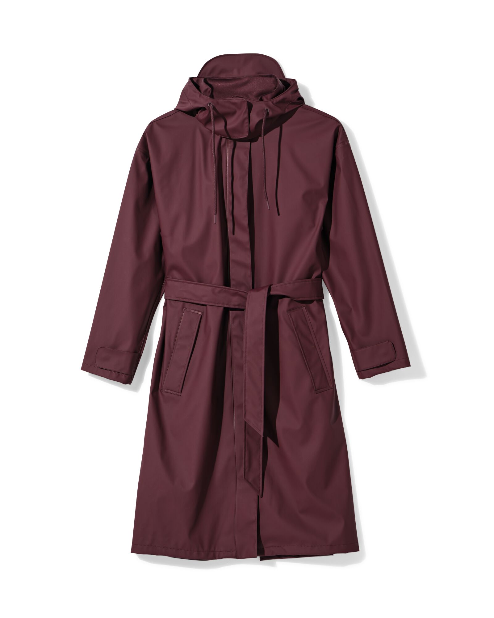 damesregenjas donkerrood donkerrood - 34450520DARKRED - HEMA