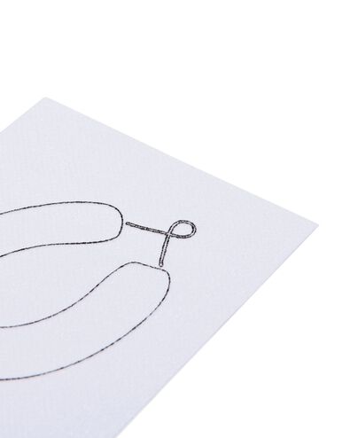 Wasserl&ouml;sliche Stickmuster &ndash; 5 St&uuml;ck - 60702847 - HEMA