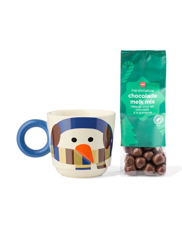 Marshmallow-Schokoladenmischung mit Schneemann, 50 g - 24562500 - HEMA