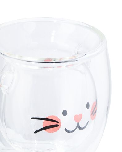 glas dubbelwandig 7.2x6.8cm kat - 61100109 - HEMA