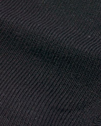 5er-Pack Kinder-Sneakersocken, mit Baumwolle schwarz schwarz - 1000030097 - HEMA