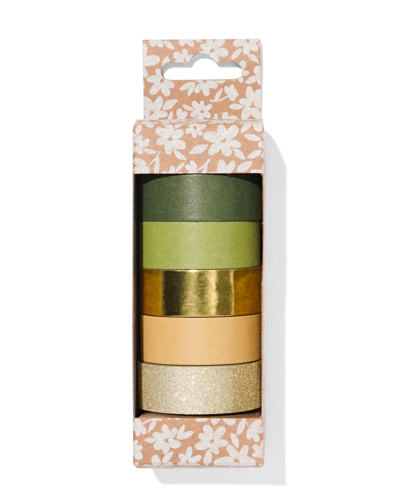 5er-Pack Washi Tape in Ordnungsbox - 14170121 - HEMA