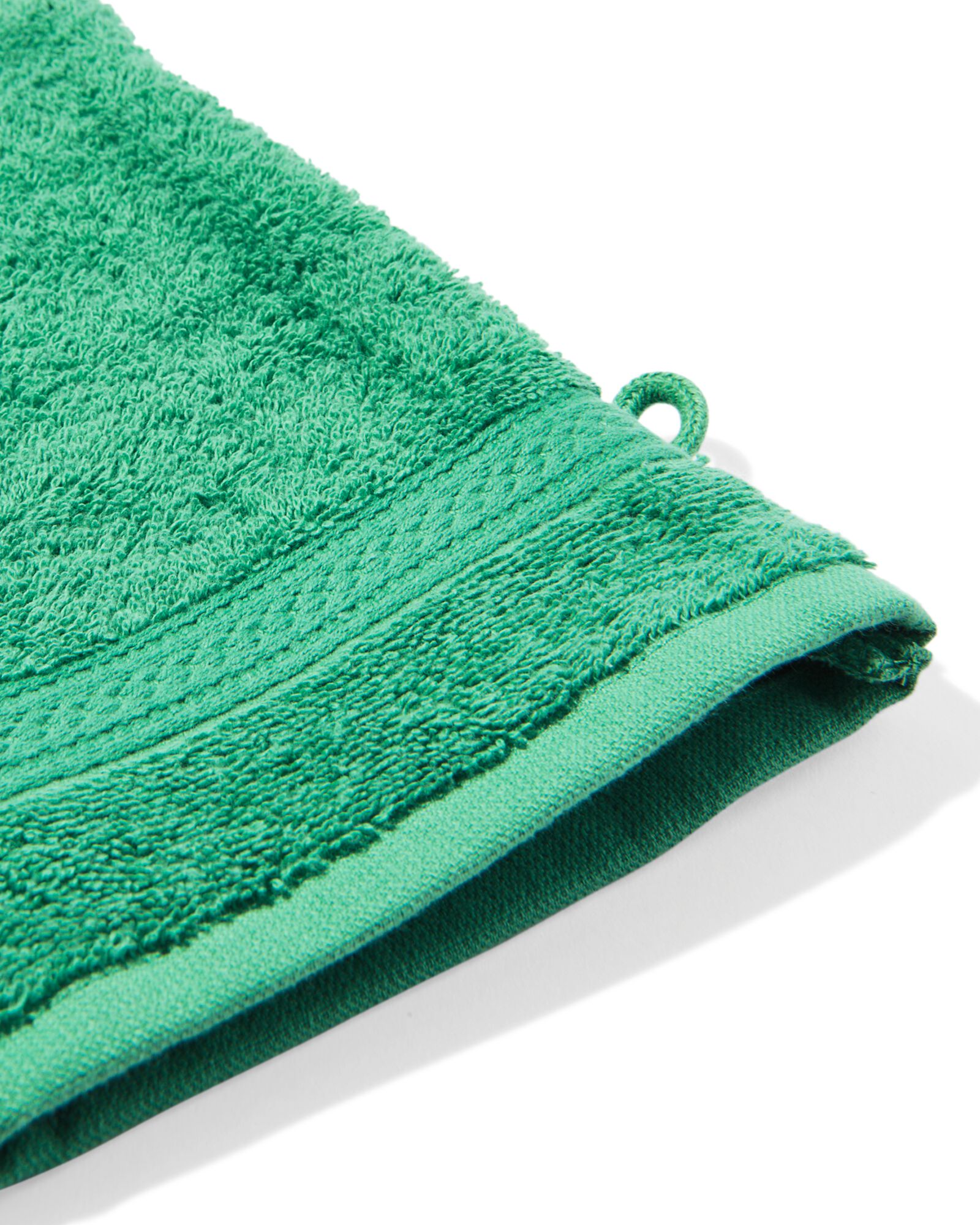 washand 16x21cm zware kwaliteit middengroen - 5282868 - HEMA