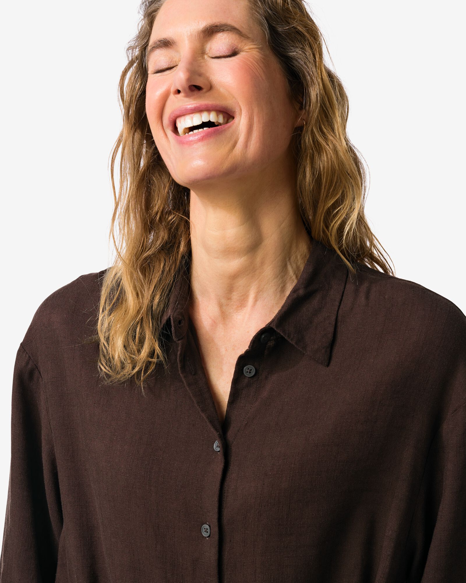 Damenkleid Dawn, Midil&auml;nge, Regular Fit dunkelbraun dunkelbraun - 36207920DARKBROWN - HEMA