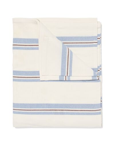 nappe XL 140x240cm coton rayures bleu - 5300095 - HEMA