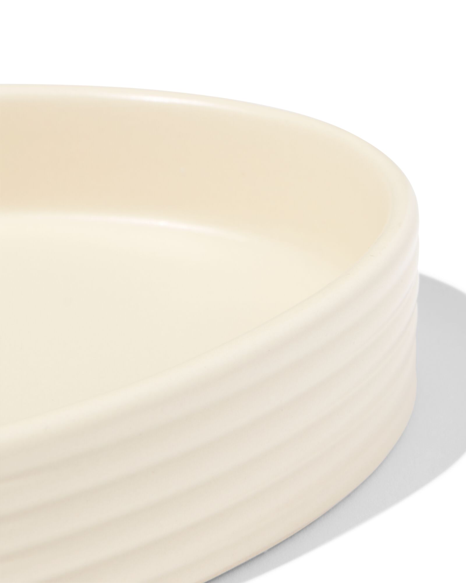 dessous de bougie ⌀30cm c&eacute;ramique ovale blanc - 13325057 - HEMA