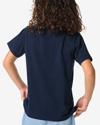 2 t-shirts enfant île bleu bleu - 30781806BLUE - HEMA