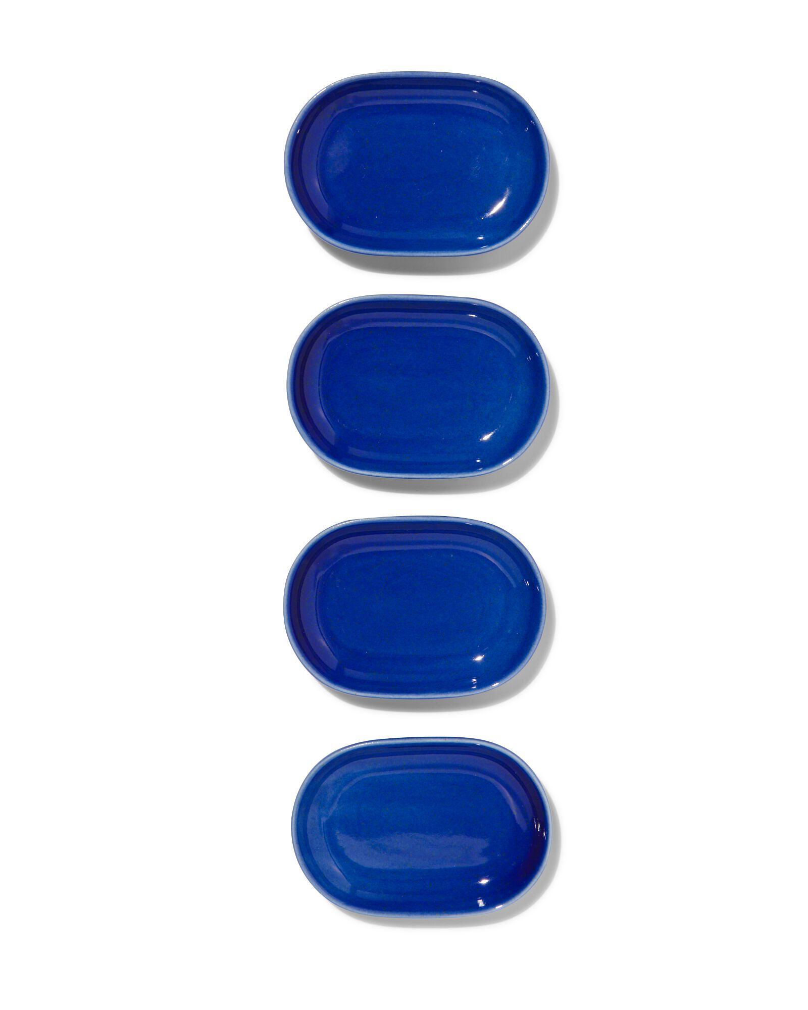 hema 4 coupelles en faïence 11cm (bleu)