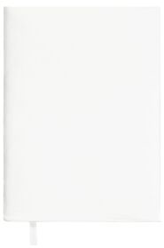 elastischer Buchschoner, Samt, weiß - 14590435 - HEMA