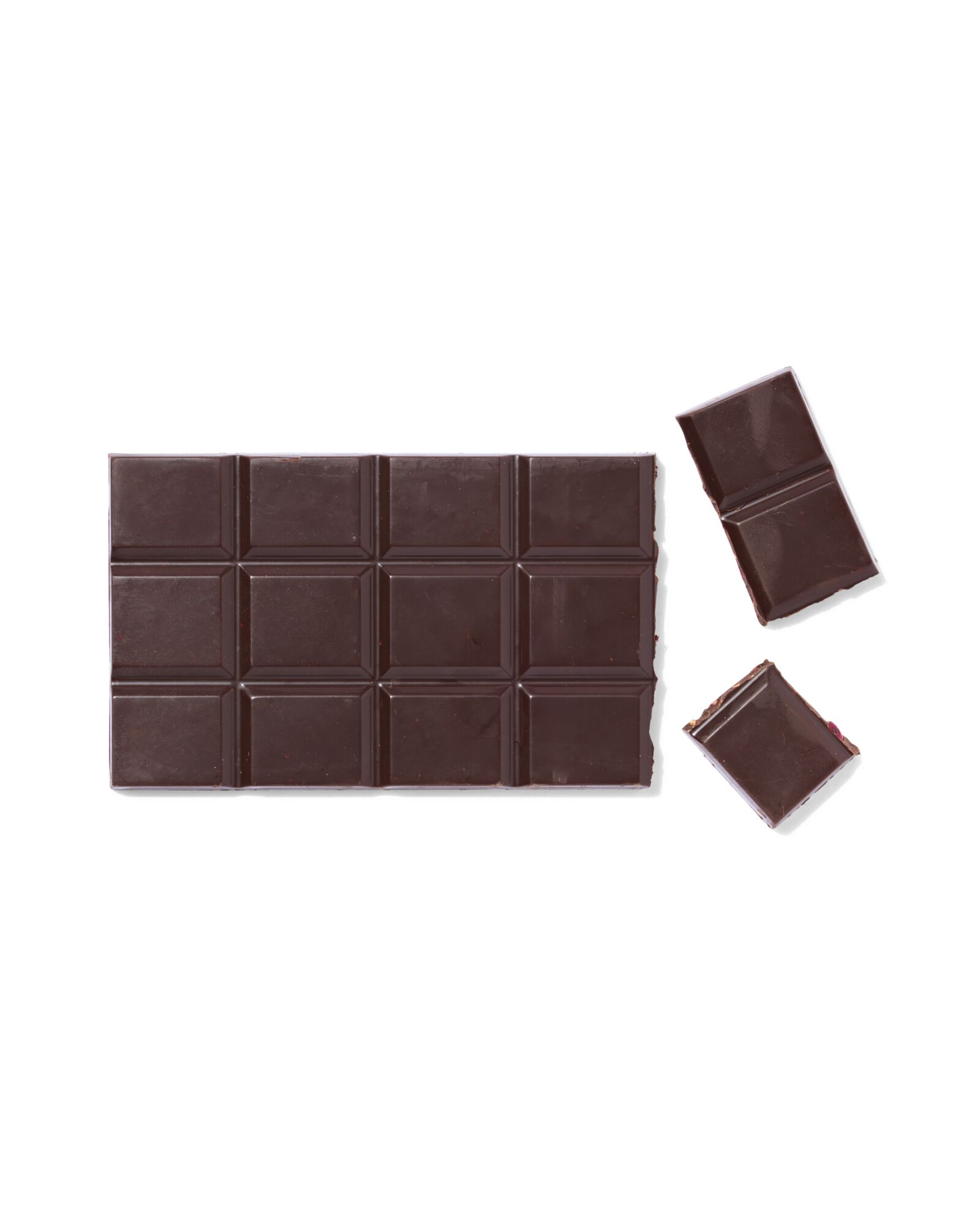 chocoladereep 70% puur rood fruit 90 gram - 10350041 - HEMA