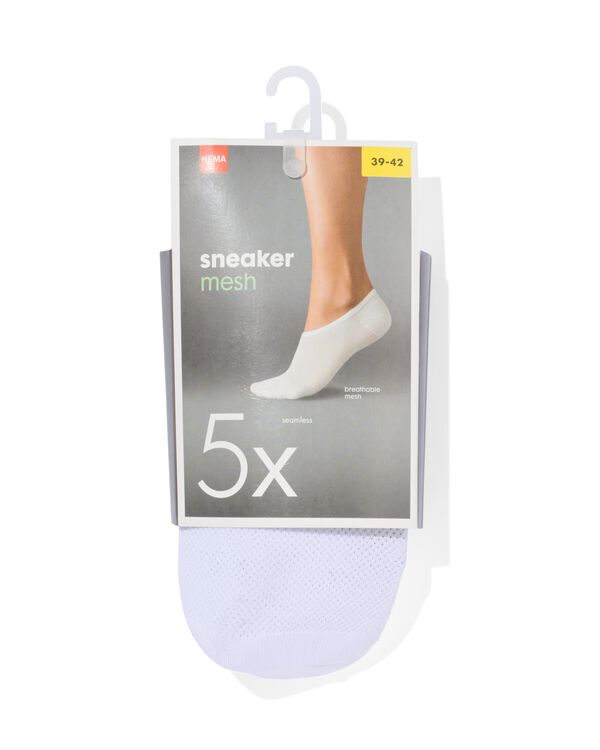 5er-Pack Sneakersocken wei&szlig; wei&szlig; - 1000023751 - HEMA
