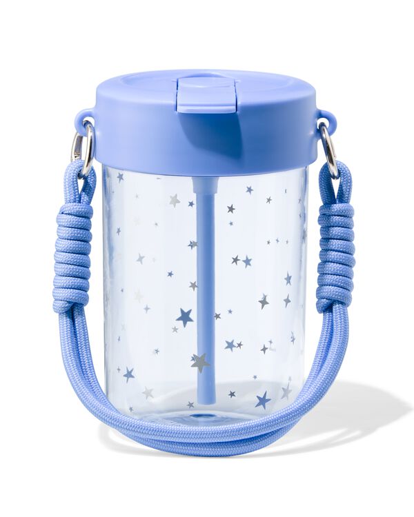 gourde avec sangle 450 ml &eacute;toiles bleu - 60100545 - HEMA