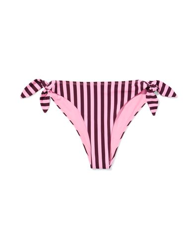 Damen-Bikinihose Eva, gestreift rosa rosa - 22360280PINK - HEMA