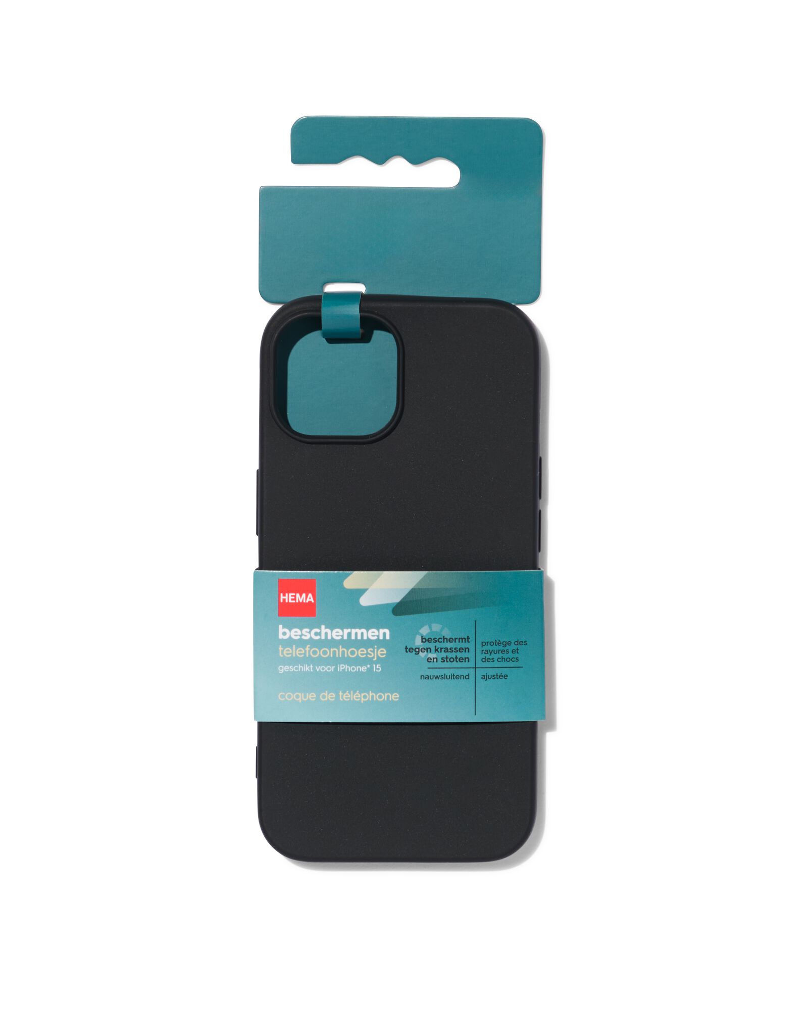 coque souple iPhone 15 noir - 39680023 - HEMA