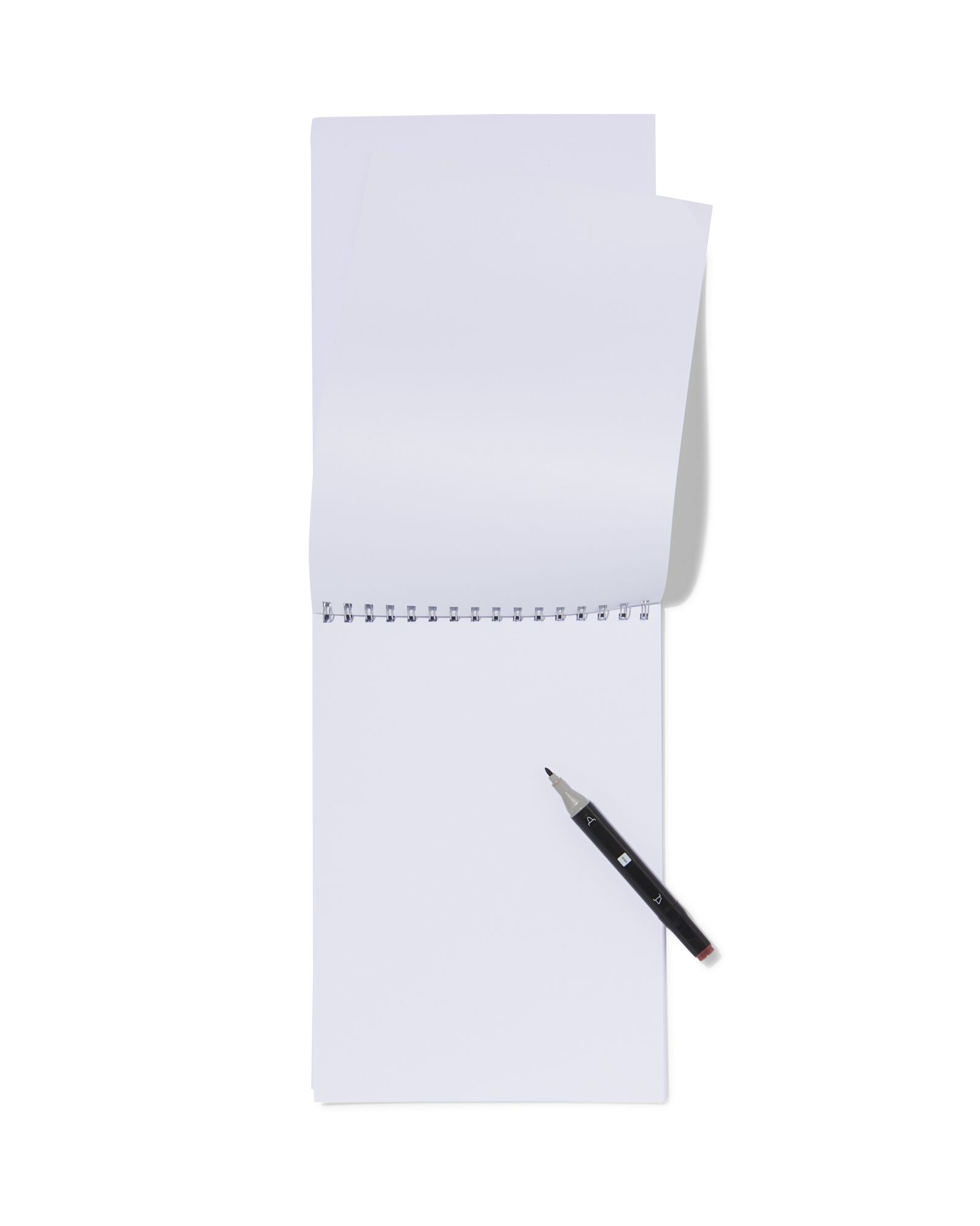 schetsboek met spiraal A4 120gr - 60720075 - HEMA