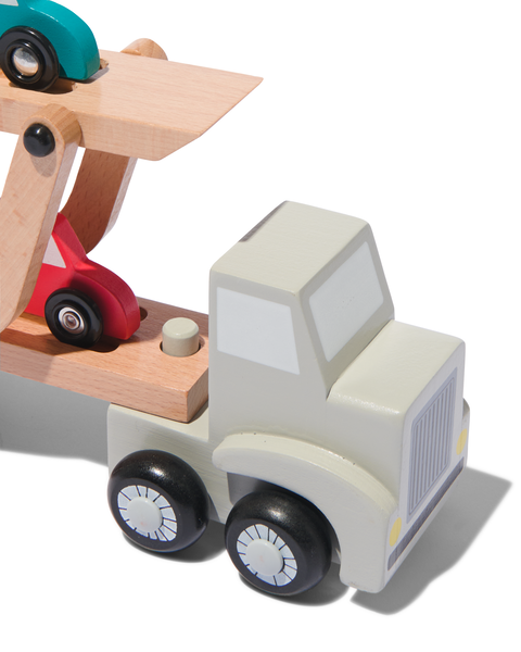 camion avec voitures en bois - 15130112 - HEMA