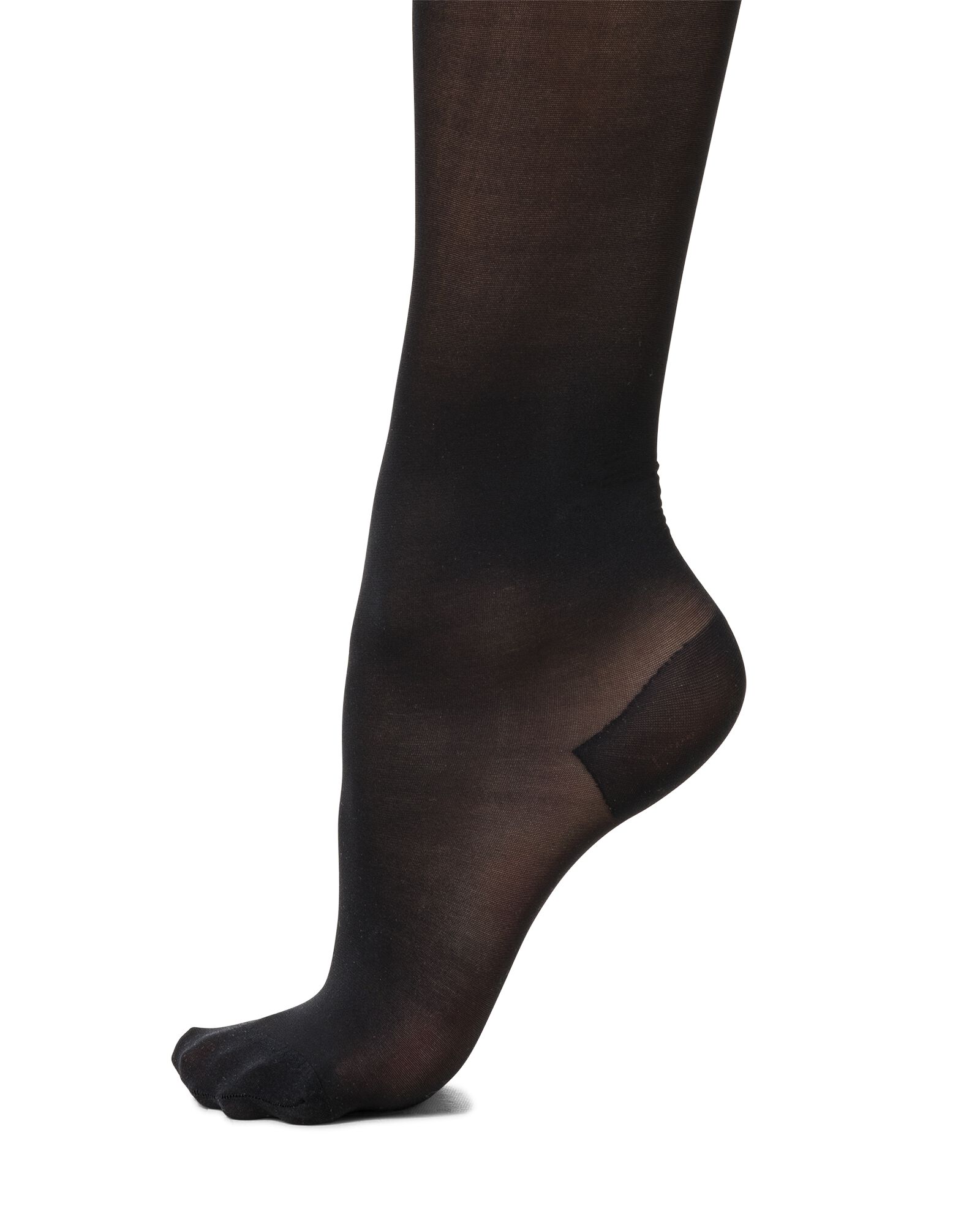 lot de 2 paires de mi-bas gainants noir 43/46 - 4042168 - HEMA