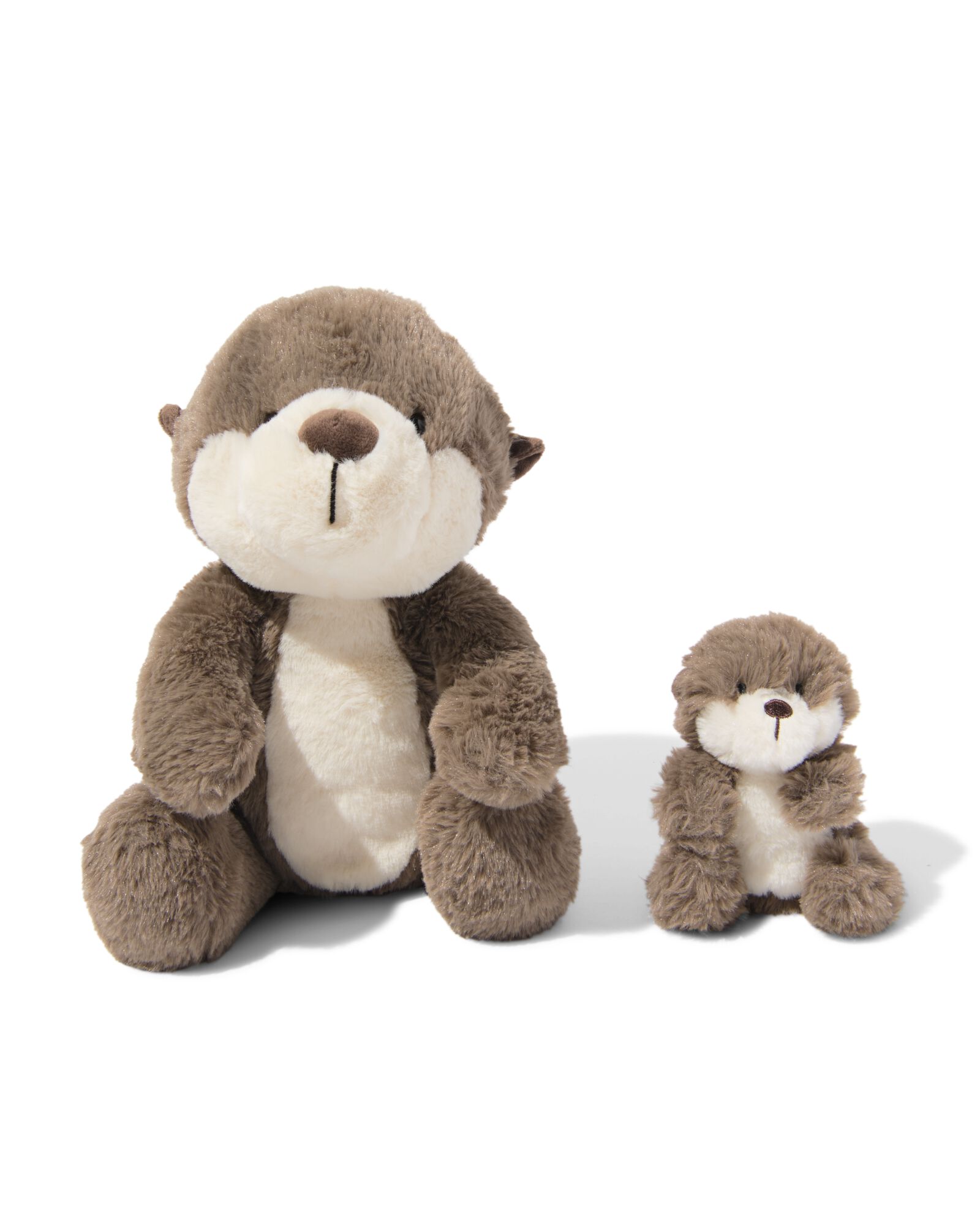 Kuschelotter mit Baby 30 cm - 15130465 - HEMA
