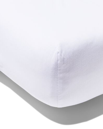 hoeslaken katoen 160x200 wit - 5190005 - HEMA
