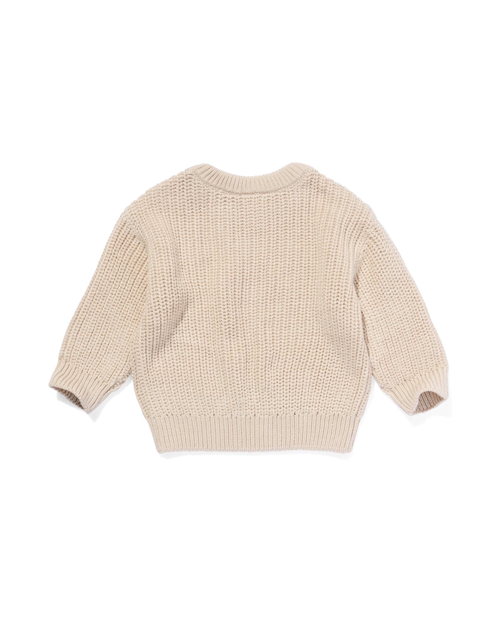 Babypullover beige - 33123470BEIGE - HEMA