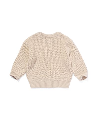 Babypullover beige - 33123470BEIGE - HEMA