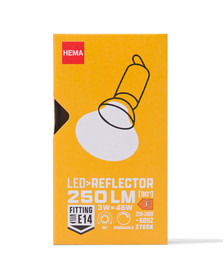 Réflecteur led clear E14 3W 250lm dim - 20070085 - HEMA