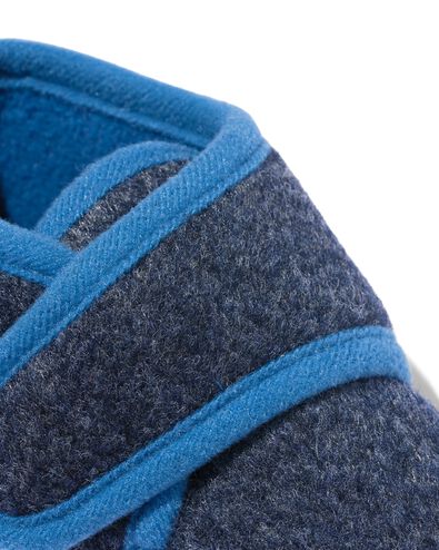 kinder cr&egrave;chesloffen vilt blauw blauw - 18490260BLUE - HEMA