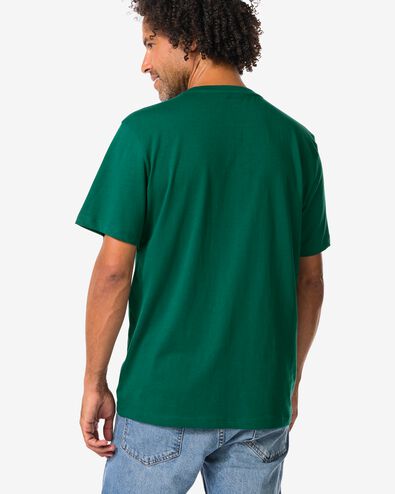 Herren-T-Shirt dunkelgr&uuml;n - 2190370DARKGREEN - HEMA