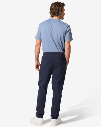 heren sweatpants donkerblauw donkerblauw - 2198770DARKBLUE - HEMA