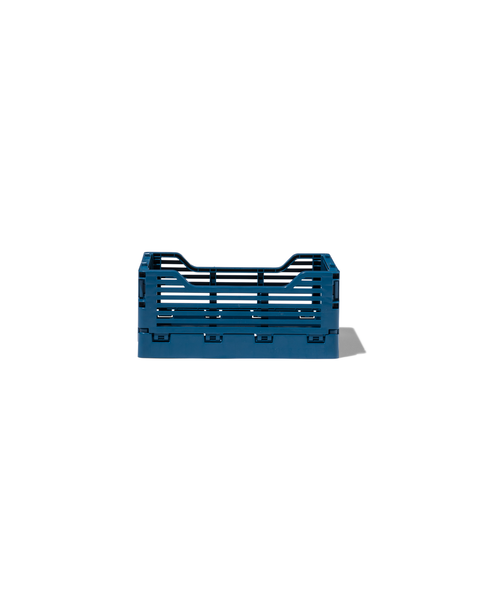 klapkrat letterbord recycled XS blauw blauw 13 x 18 x 8 - 39821200 - HEMA
