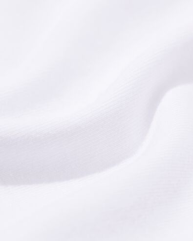 t-shirt femme coton confort parfait blanc blanc - 19611504WHITE - HEMA