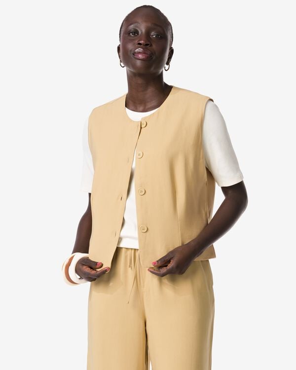 gilet Sarie femme sable sable - 36206960SAND - HEMA
