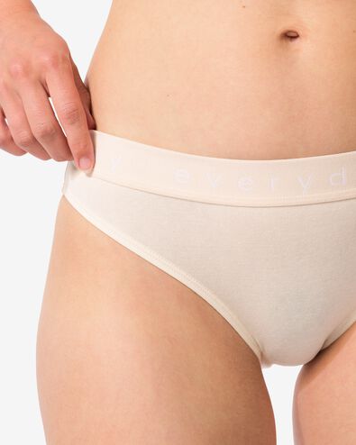 damesslip katoen everyday tailleband lichtroze - 19610754LIGHTPINK - HEMA