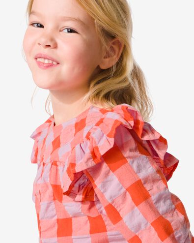 Kinder-Bluse mit Rüsche violett - 30835205PURPLE - HEMA