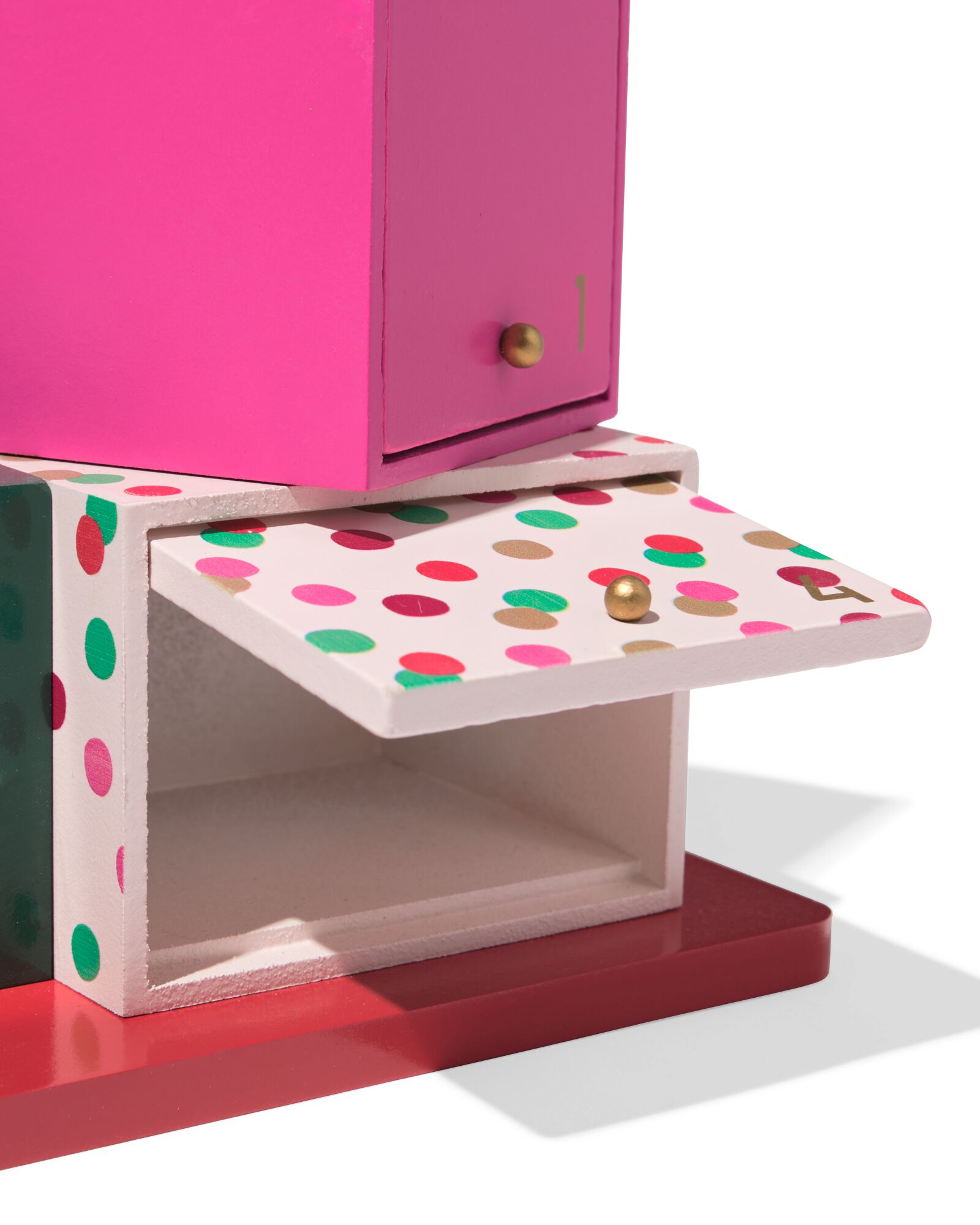 herbruikbare aftelkalender 20x19x20cm hout - 25100226 - HEMA