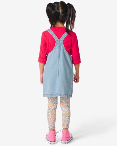 kinder salopette-jurk denim lichtblauw 158/164 - 30835467 - HEMA