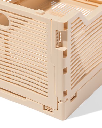 Buchstabentafel-Klappkiste, recycelt, M, beige beige M  30 x 40 x 17 - 39800027 - HEMA