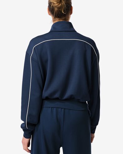 Damen-Loungejacke dunkelblau S - 36000566 - HEMA