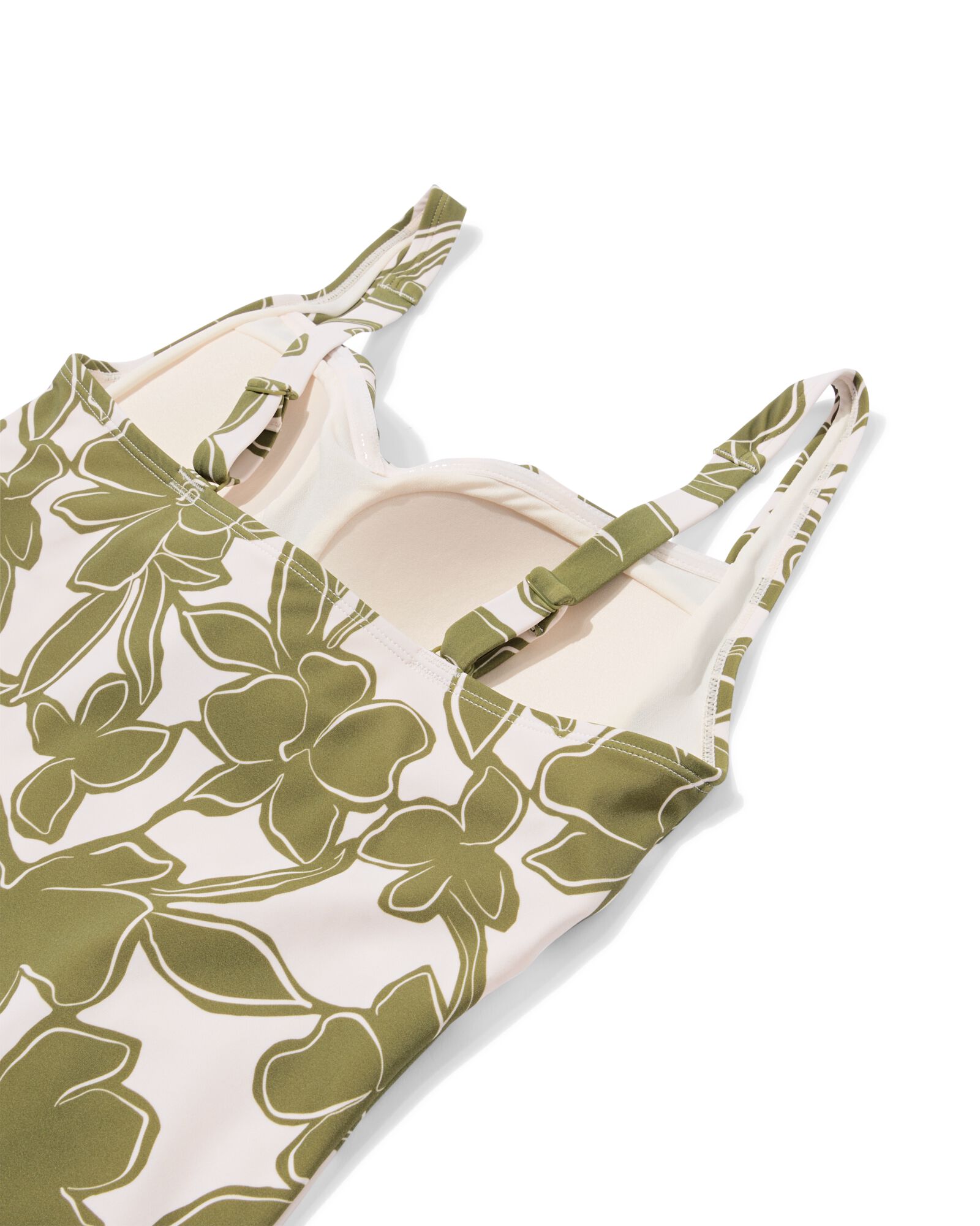 Damen Tankini-Oberteil Demy, figurfreundliche Passform, Strukturgewebe gr&uuml;n gr&uuml;n - 22360220GREEN - HEMA