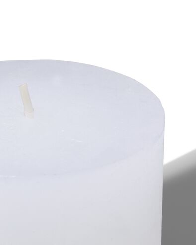bougies rustiques – blanc -7x8 cm blanc 7 x 8 - 13500603 - HEMA